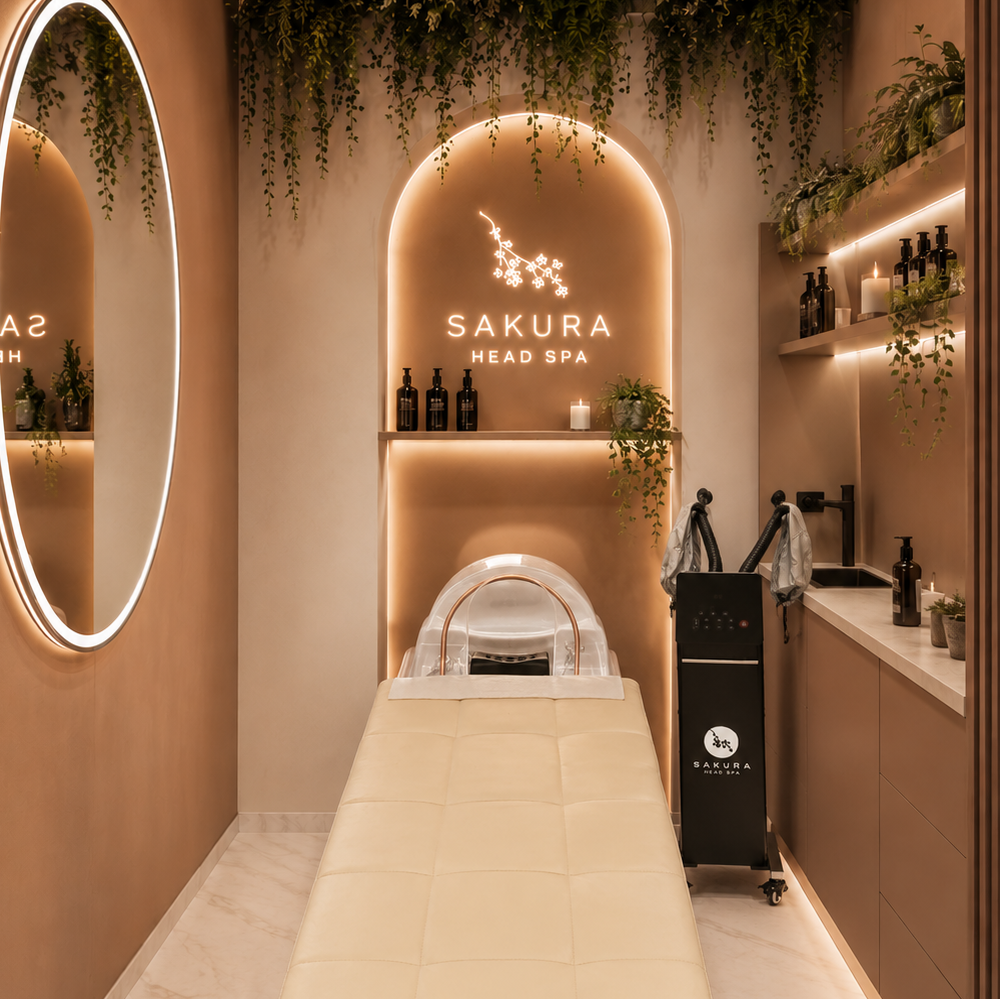 Vapozone nano brumisation cabine head spa japonais avec table de soin